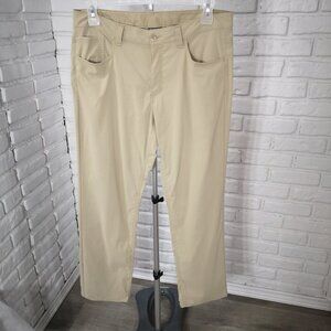 Eddie Bauer Men's Size 34/30 Tan Straight Legs Lightweight Casual Pants